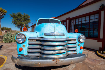 Blue Pickup Truck