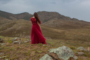 girl on the mountain