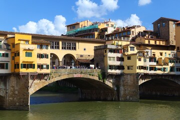 Obraz premium Florence Vecchio Bridge