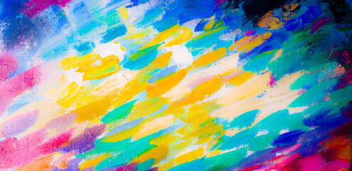 Fototapeta na wymiar Abstract oil texture background. Paint on canvas. Contemporary art.