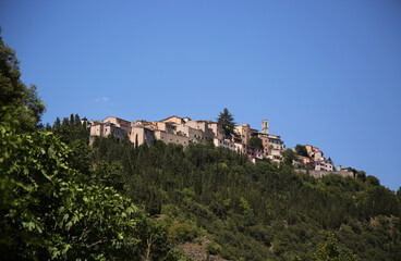 Fototapeta na wymiar Medieval town of Umbria, Italy