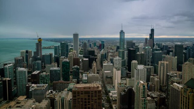 Time lapse: Chicago from above