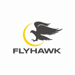 Flyng Hawk Travel Logo