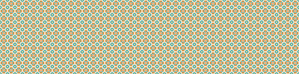 Abstract Cross Pattern Dots Logo generative computational art illustration