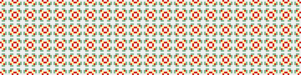 Abstract Cross Pattern Dots Logo generative computational art illustration