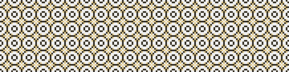 Abstract Cross Pattern Dots Logo generative computational art illustration