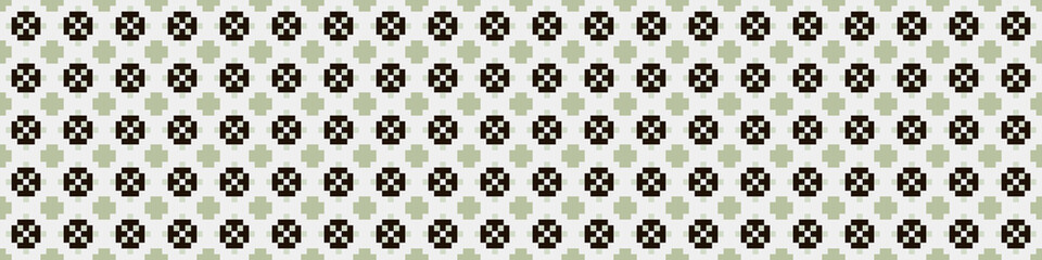 Abstract Cross Pattern Dots Logo generative computational art illustration