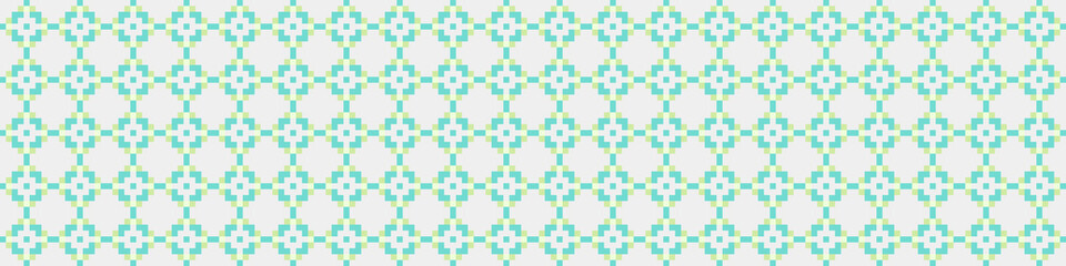 Abstract Cross Pattern Dots Logo generative computational art illustration