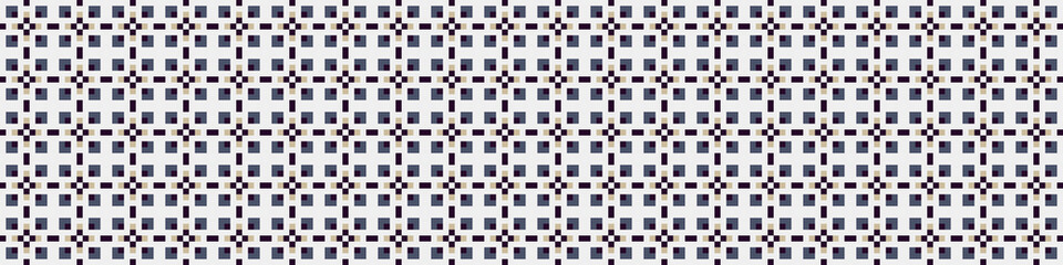 Fototapeta premium Abstract Cross Pattern Dots Logo generative computational art illustration