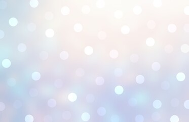 Cool winter holidays bokeh light background. Pastel blue hologram texture.