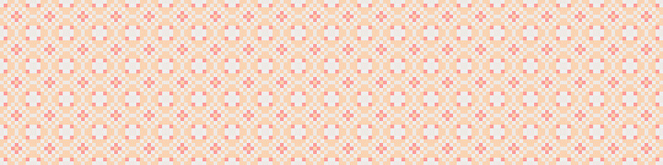 Fototapeta premium Abstract Cross Pattern Dots Logo generative computational art illustration