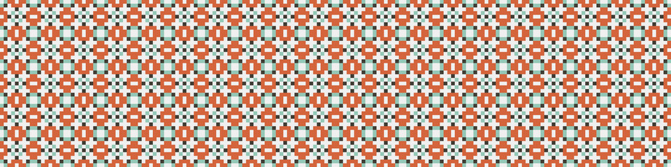 Abstract Cross Pattern Dots Logo generative computational art illustration