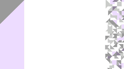 Obraz premium Abstract frame design halftone white & grey background vector. Geometric hexagon technology style corporate web design background with empty white space