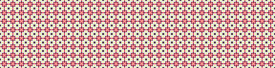 Abstract Cross Pattern Dots Logo generative computational art illustration