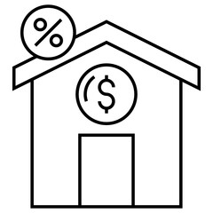 Property tax Concept, ad valorem tax Vector Icon Design, Compulsory Financial charges and Taxation Symbol on White Background, Levy Sign 