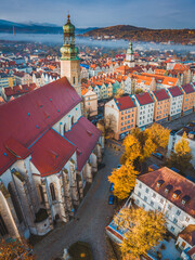 Aerial view of Jelenia Gora