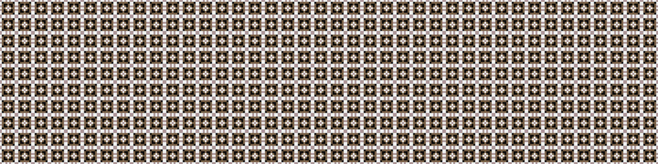 Fototapeta premium Abstract Cross Pattern Dots Logo generative computational art illustration