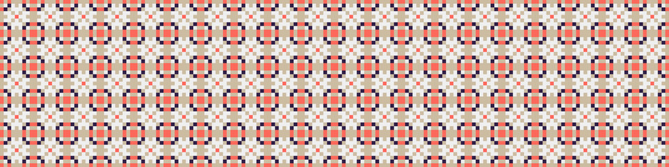 Abstract Cross Pattern Dots Logo generative computational art illustration