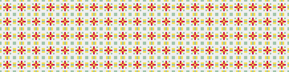 Abstract Cross Pattern Dots Logo generative computational art illustration