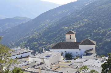 Fototapeta na wymiar Iglesia Bubión, La Alpujarra