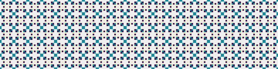 Abstract Cross Pattern Dots Logo generative computational art illustration
