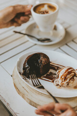 coffee and dessert