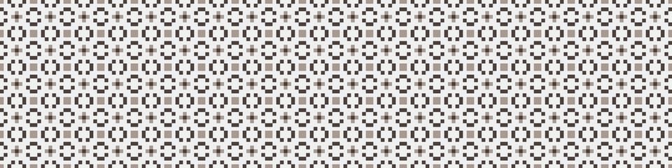 Fototapeta premium Abstract Cross Pattern Dots Logo generative computational art illustration