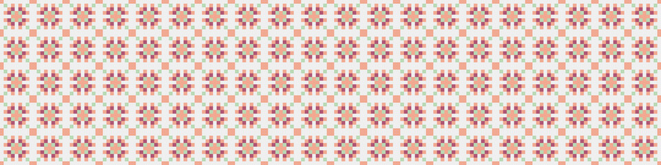 Abstract Cross Pattern Dots Logo generative computational art illustration
