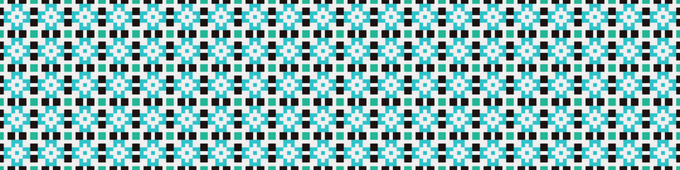 Abstract Cross Pattern Dots Logo generative computational art illustration