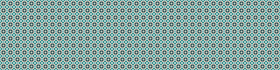 Fototapeta premium Abstract Cross Pattern Dots Logo generative computational art illustration