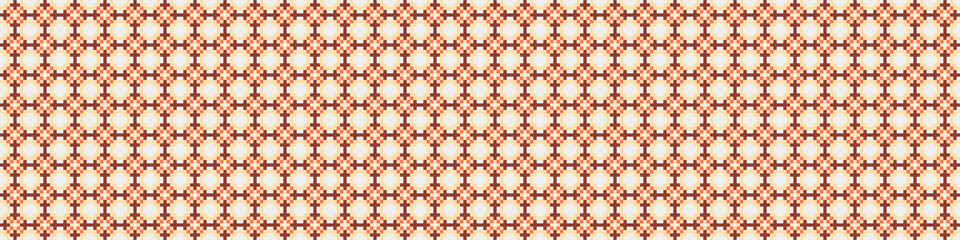 Abstract Cross Pattern Dots Logo generative computational art illustration