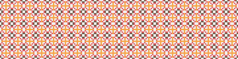 Abstract Cross Pattern Dots Logo generative computational art illustration