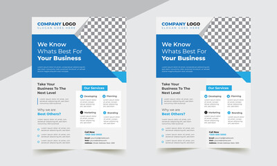 Corporate Flyer Design Template A4 Size fully editable print Ready 