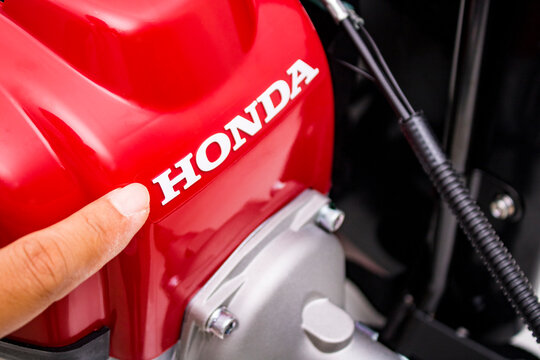 Honda UMR 435t grass trimmer isolated