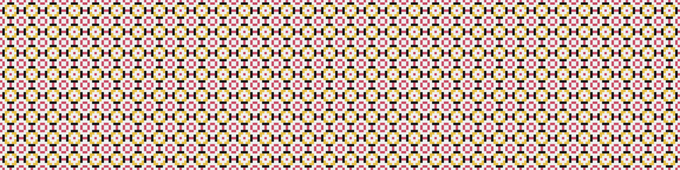 Abstract Cross Pattern Dots Logo generative computational art illustration