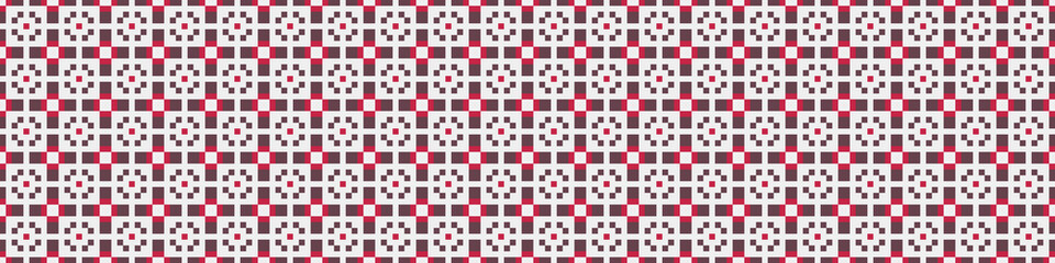 Abstract Cross Pattern Dots Logo generative computational art illustration