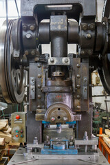 Fototapeta na wymiar Machines located in industrial facilities