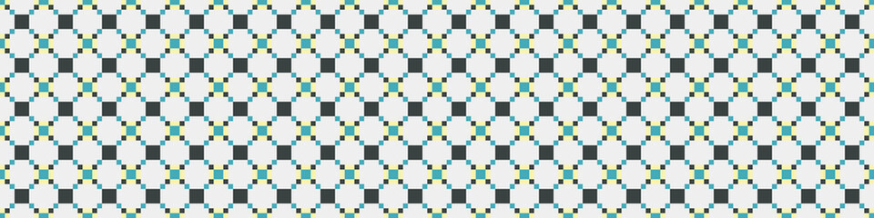 Abstract Cross Pattern Dots generative computational art illustration