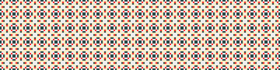 Abstract Cross Pattern Dots Logo generative computational art illustration