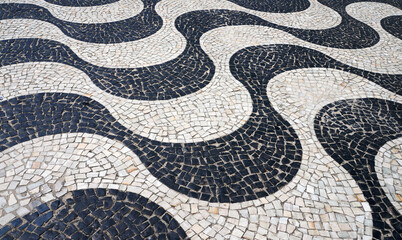 Sidewalk at Copacabana Beach, Rio 