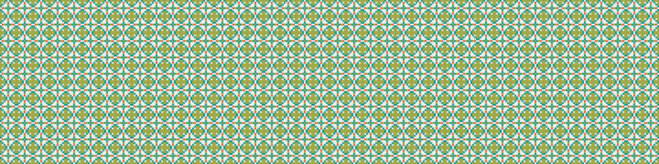 Abstract Cross Pattern Dots Logo generative computational art illustration