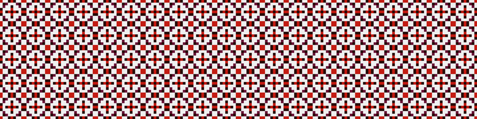 Abstract Cross Pattern Dots Logo generative computational art illustration