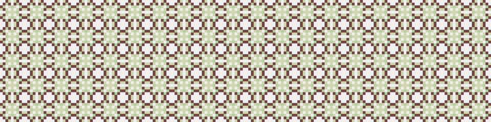 Fototapeta premium Abstract Cross Pattern Dots Logo generative computational art illustration