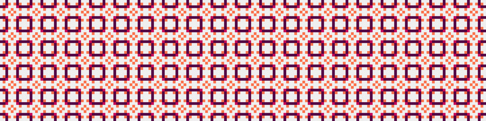 Fototapeta premium Abstract Cross Pattern Dots Logo generative computational art illustration