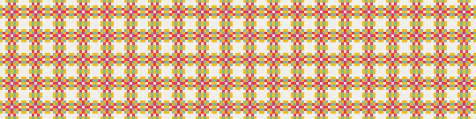 Abstract Cross Pattern Dots Logo generative computational art illustration