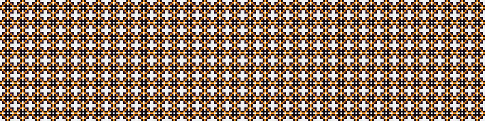 Abstract Cross Pattern Dots Logo generative computational art illustration