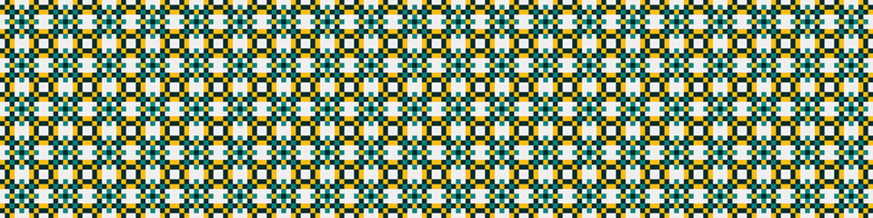 Abstract Cross Pattern Dots Logo generative computational art illustration