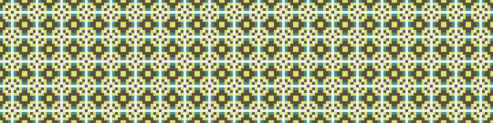 Abstract Cross Pattern Dots Logo generative computational art illustration