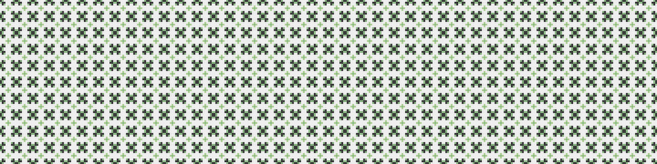 Fototapeta premium Abstract Cross Pattern Dots Logo generative computational art illustration