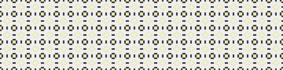 Abstract Cross Pattern Dots Logo generative computational art illustration